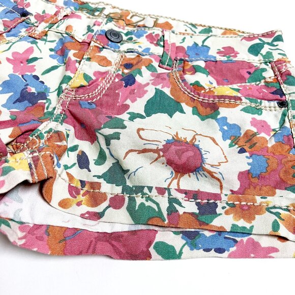 Rue21 Floral Denim Shorts (size 5/6) - Picture 4 of 8